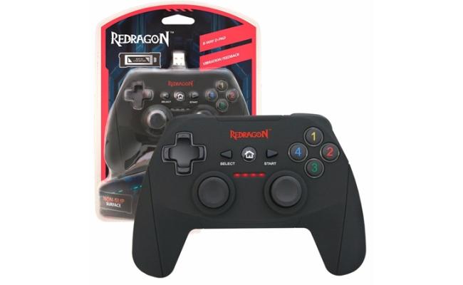 Redragon HARROW G808 Wireless PC Game Controller Dual Vibration Harrow PC, PS3, Playstation, Android, Xbox 360